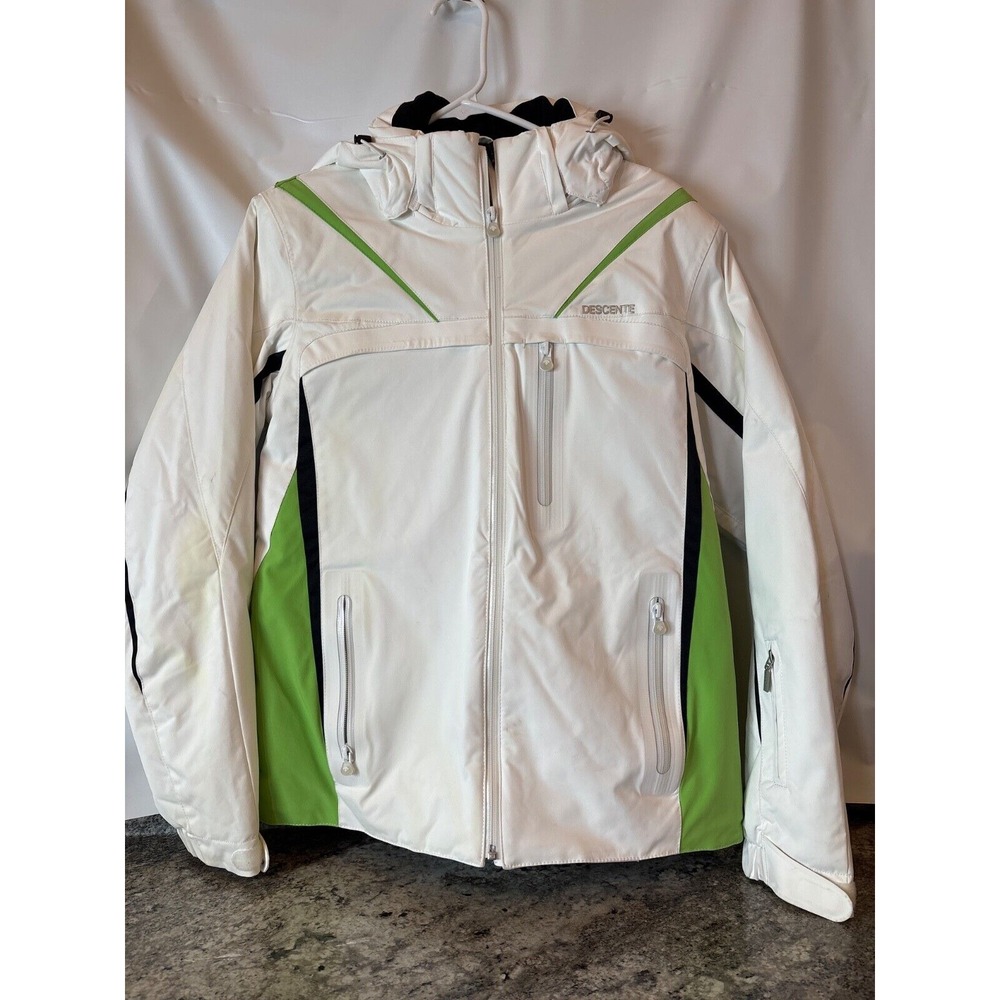 Descente TITAN THERMO ION-BODY US 10 White Ski Jacket TAILORED Fit